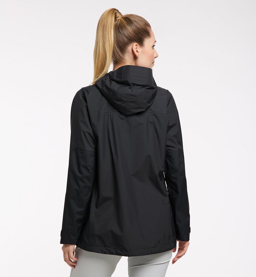 Haglöfs Womens Roc Spire GTX Ski Jacket Black New Zealand 49210KYON
